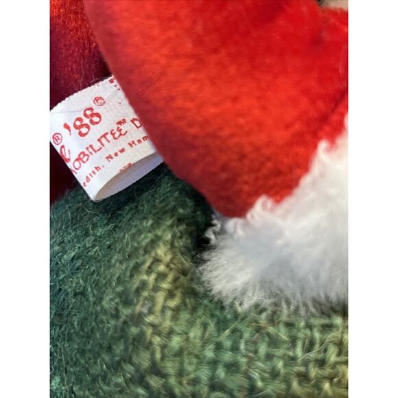 Vintage Annalee Doll Santa Bear Burlap Bag Jolly Christmas - Picture 8 of 12